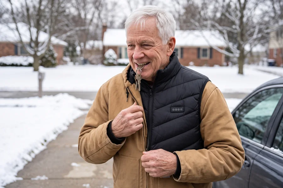 Forum post about heated vests